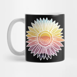 TA Colorful Outdoor Sunflower Mug